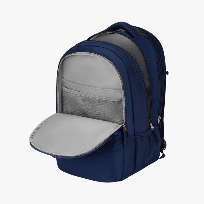 Genie Charlotte 40L Laptop Backpack With Laptop Sleeve - Navy Blue