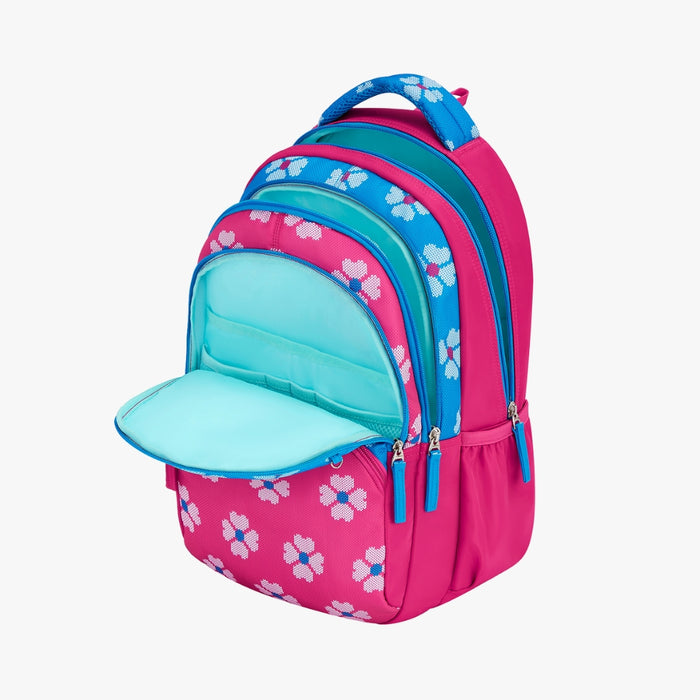 Genie Crimson 27L Juniors Backpack With Easy Access Pockets - Blue (17")