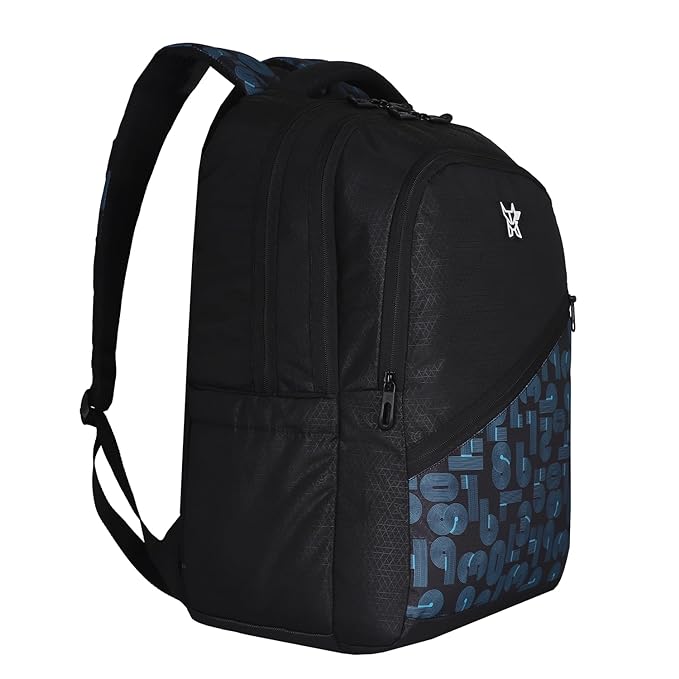 Arctic Fox Quantum 33L School Backpack for Boys and Girls - Black