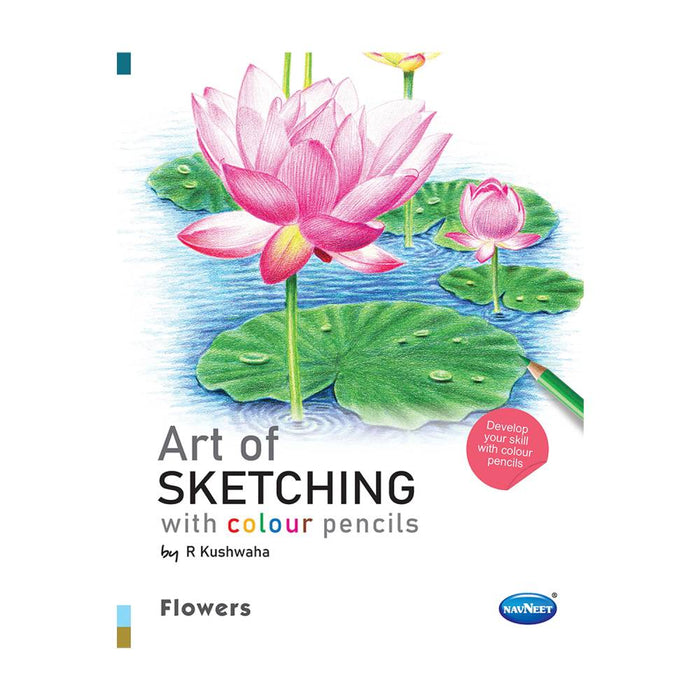 Navneet Art of Sketching (Flowers) Book