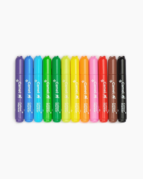 Camel - Washable Colour Markers Set 12 Shades