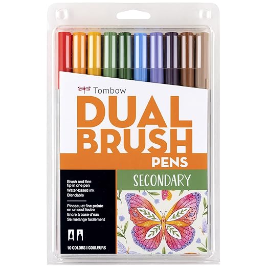 Tombow Dual Brush Pens Set Of 10 (Secondary)