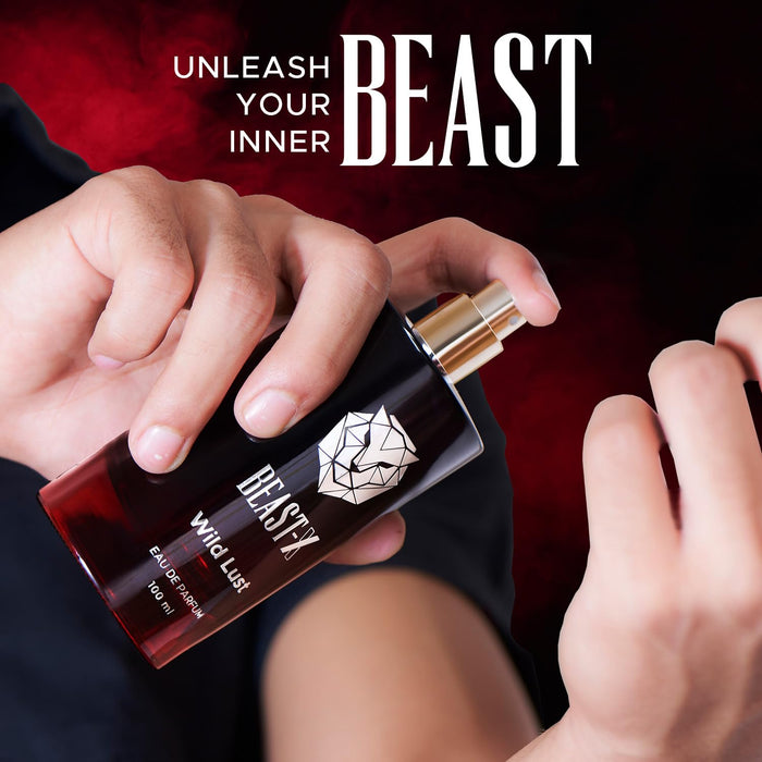 Pure Sense Beast-X Wild Lust Premium Luxury Perfume For Him (100ml)