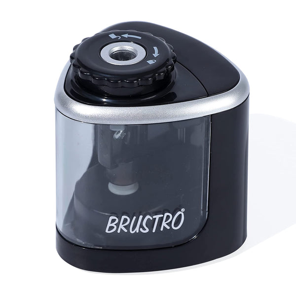 Brustro Semi-Auto (Battery Operated + Manual) Pencil Sharpener