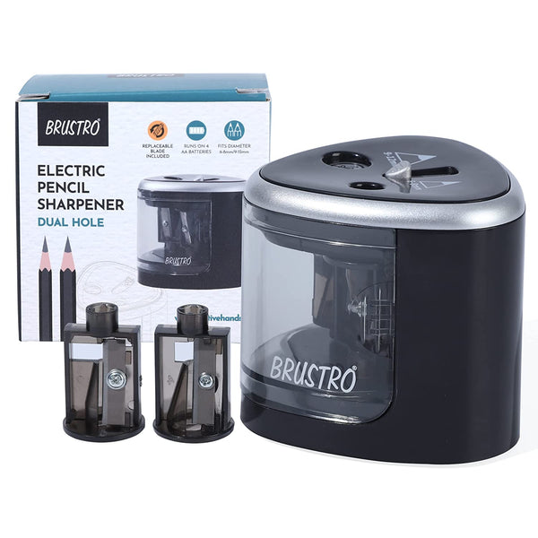 Brustro Electric Double Hole Pencil Sharpener