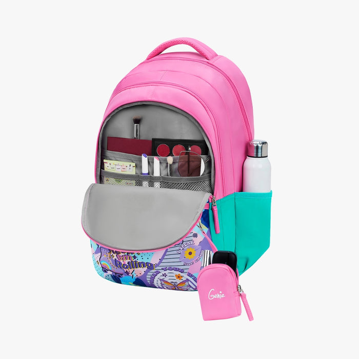 Genie Whimsy 36L Laptop Backpack With Laptop Sleeve - Pink (19")
