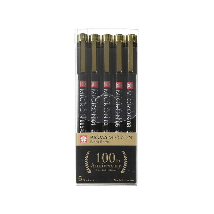 Sakura Pigma Micron Fineliner Set of 5