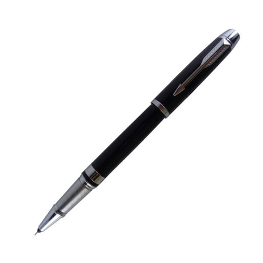 parker-odysseylacque-black-CT-rollerball-pen-front-view