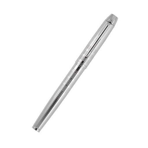 parker-odyssey-shiny-chrome-chiselled-CT-fountain-pen-close-view