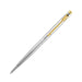 parker-insignia-slim-shiny-chrome-GT-ballpoint-pen-front-view