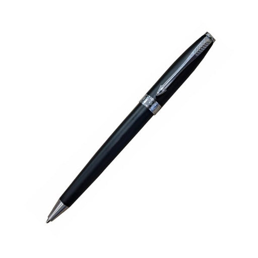 parker-fusion-matte-black-CT-ballpoint-pen-front-view