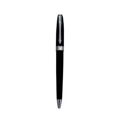 parker-fusion-laque-black-CT-ballpoint-pen-side-view