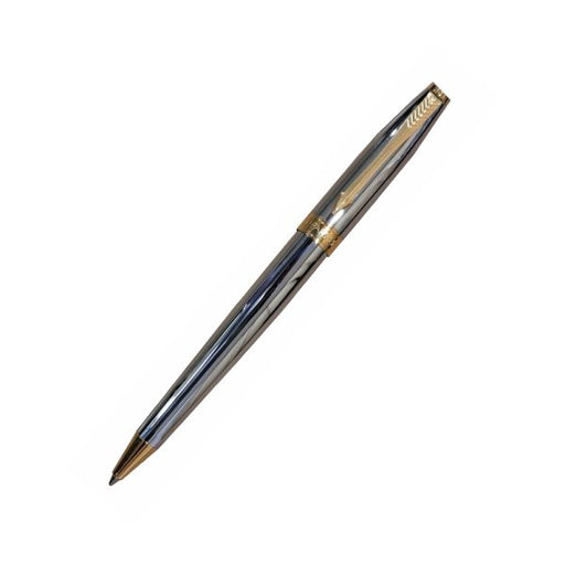 parker-fusion-shiny-chrome-GT-ballpoint-pen-front-view