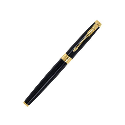 parker-aster-lacque-black-GT-rollerball-pen-close-view