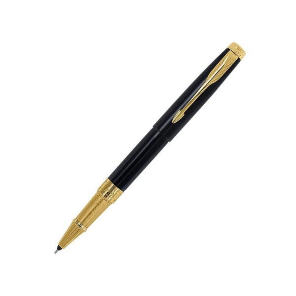 parker-aster-lacque-black-GT-rollerball-pen-front-view