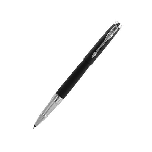 parker-aster-matte-black-CT-rollerball-pen-front-view