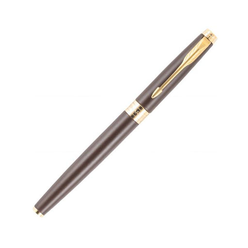 parker-aster-matte-brown-GT-fountain-pen-close-view