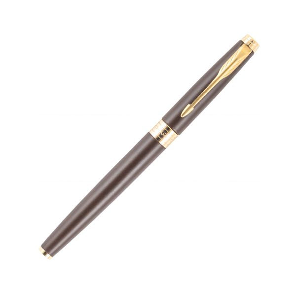 parker-aster-matte-brown-GT-fountain-pen-close-view