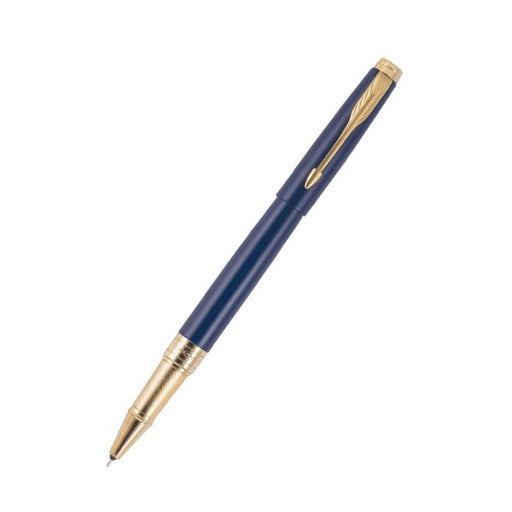 parker-aster-matte-blue-GT-rollerball-pen-front-view