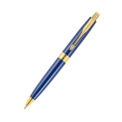 parker-aster-matte-blue-GT-ballpoint-pen-front-view