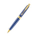 parker-aster-matte-blue-GT-ballpoint-pen-front-view