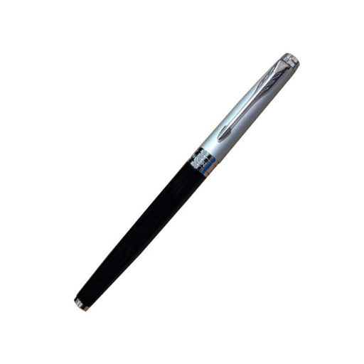 parker-aster-silver-black-CT-rollerball-pen-close-view