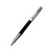 parker-aster-silver-black-CT-rollerball-pen-front-view