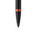 parker-IM-flame-orange-black-trim-ballpoint-pen-nib-view