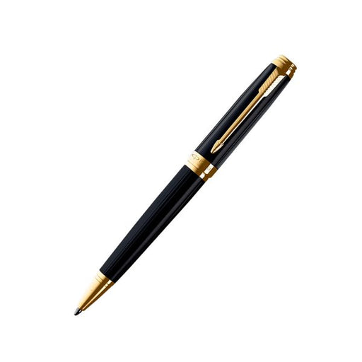 parker-ambient-laque-black-GT-ballpoint-pen-front-view