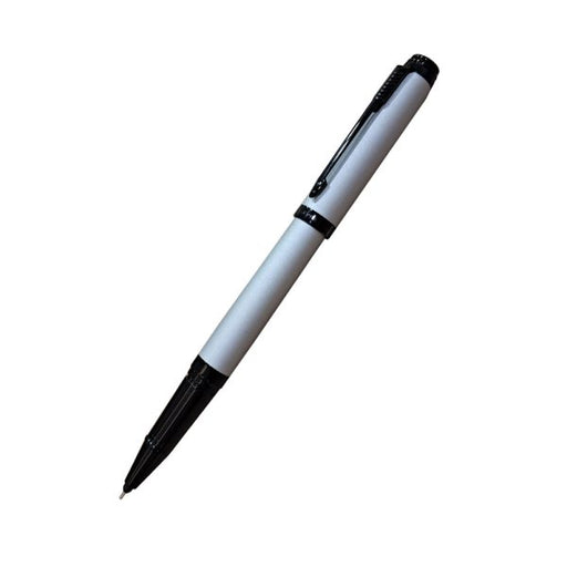 parker-ambient-dark-grey-black-metal-trim-rollerball-pen-open-view