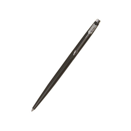 parker-insignia-laque-black-with-chrome-trim-ball-pen-front-view