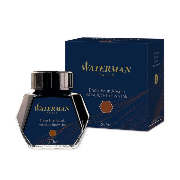 waterman-50ml-ink-bottle- absolute-brown-with-packaging-view