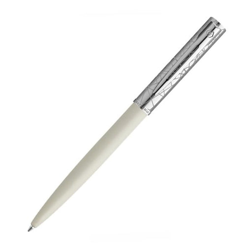 waterman-allure-deluxe-white-ct -ballpoint-pen-front-view