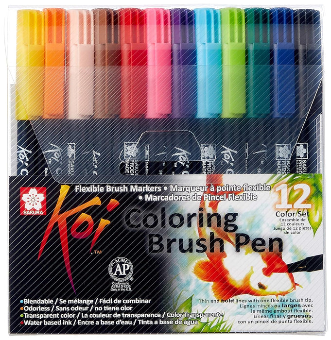 Sakura Koi Coloring Brush Pen set of 12