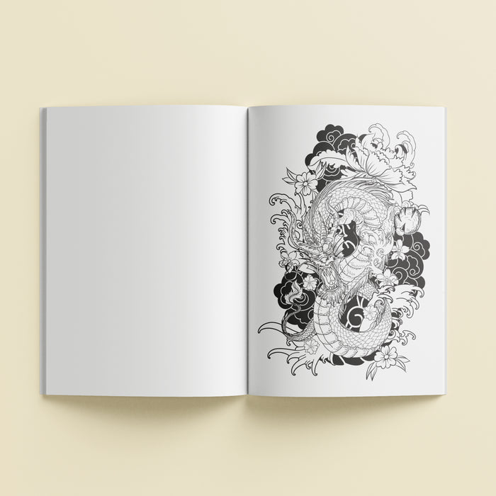 Art Maker Tattoo Colouring Book