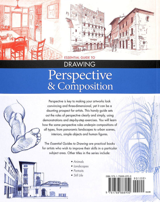 Essential Guide to Drawing: Perspective & Composition By Barrington Barber (Paperback)