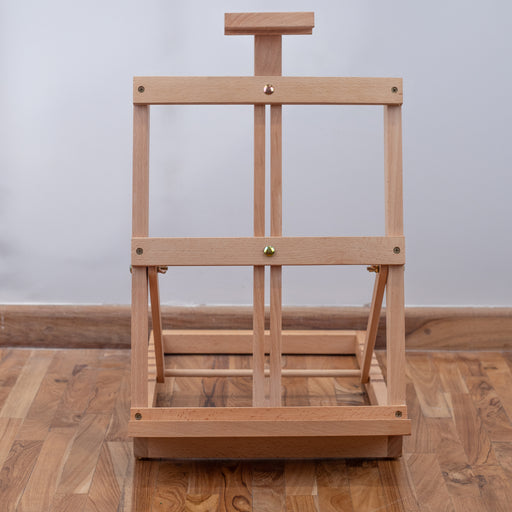 artists-tabletop-wooden-h-frame- easel-(HPX-Z11)-front-view