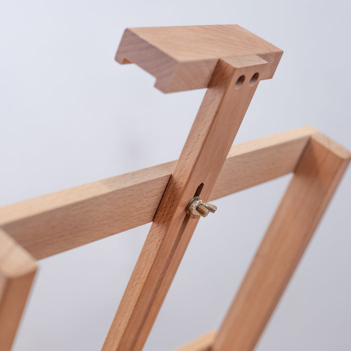 artists-tabletop-wooden-h-frame- easel-(HPX-Z11)-screwed-design-view