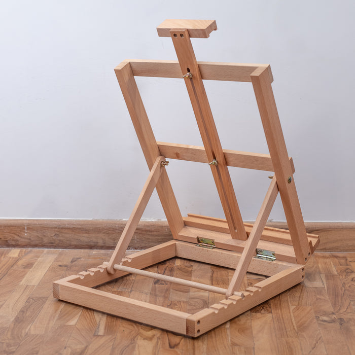 artists-tabletop-wooden-h-frame- easel-(HPX-Z11)-back-view