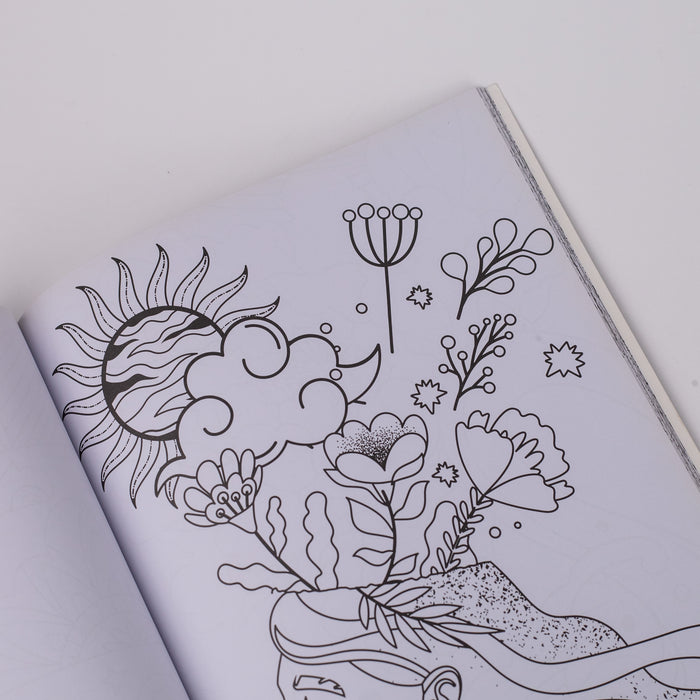 Mindwaves Calming Colouring: Daydreams - Book