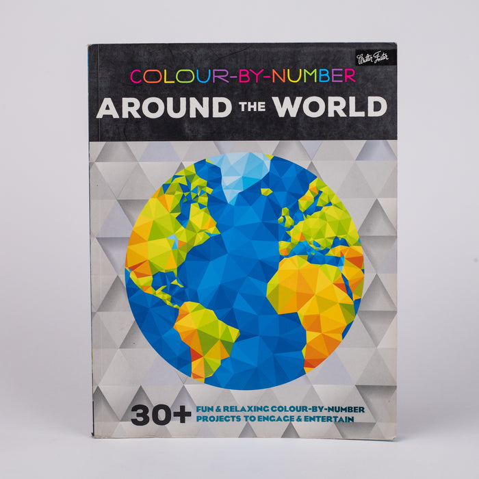 Colour-By-Number Around the World (Paperback)