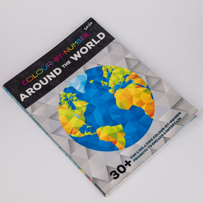 Colour-By-Number Around the World (Paperback)