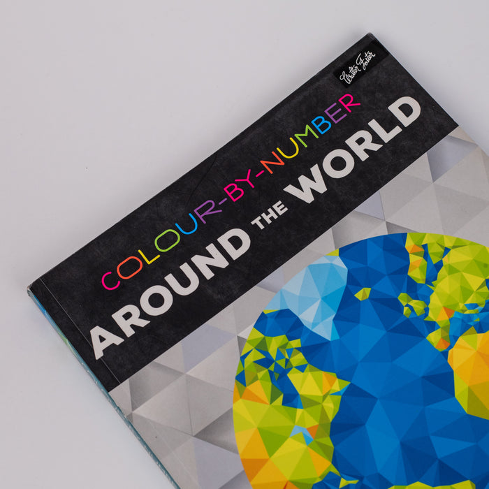 Colour-By-Number Around the World (Paperback)