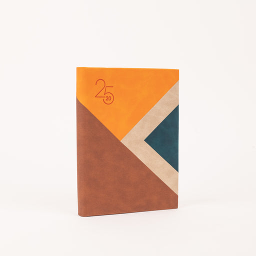 anupam-fuzen-diary-2025-80-GSM-tan-front-view