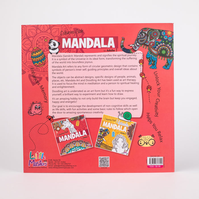 Mandala Colouring Book for Adults 1 (Paperback, infinity publishing)