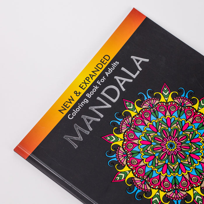 New & Expanded Mandala Coloring Book for Adults