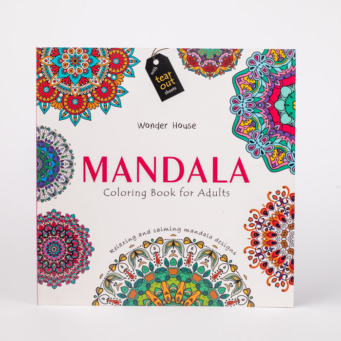 Mandala Colouring Book for adults with tear out sheets: By - Wonder House (Paperback)