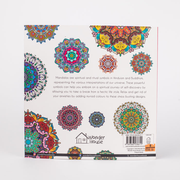 Mandala Colouring Book for adults with tear out sheets: By - Wonder House (Paperback)