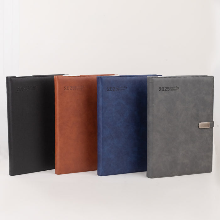 anupam-crest-2025-diary-charming-design-premium-leather-texture-80-GSM-front-view