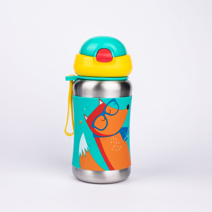 Rabitat - Steel Play Stainless Steel bottle - Young wild & Free(350ml)